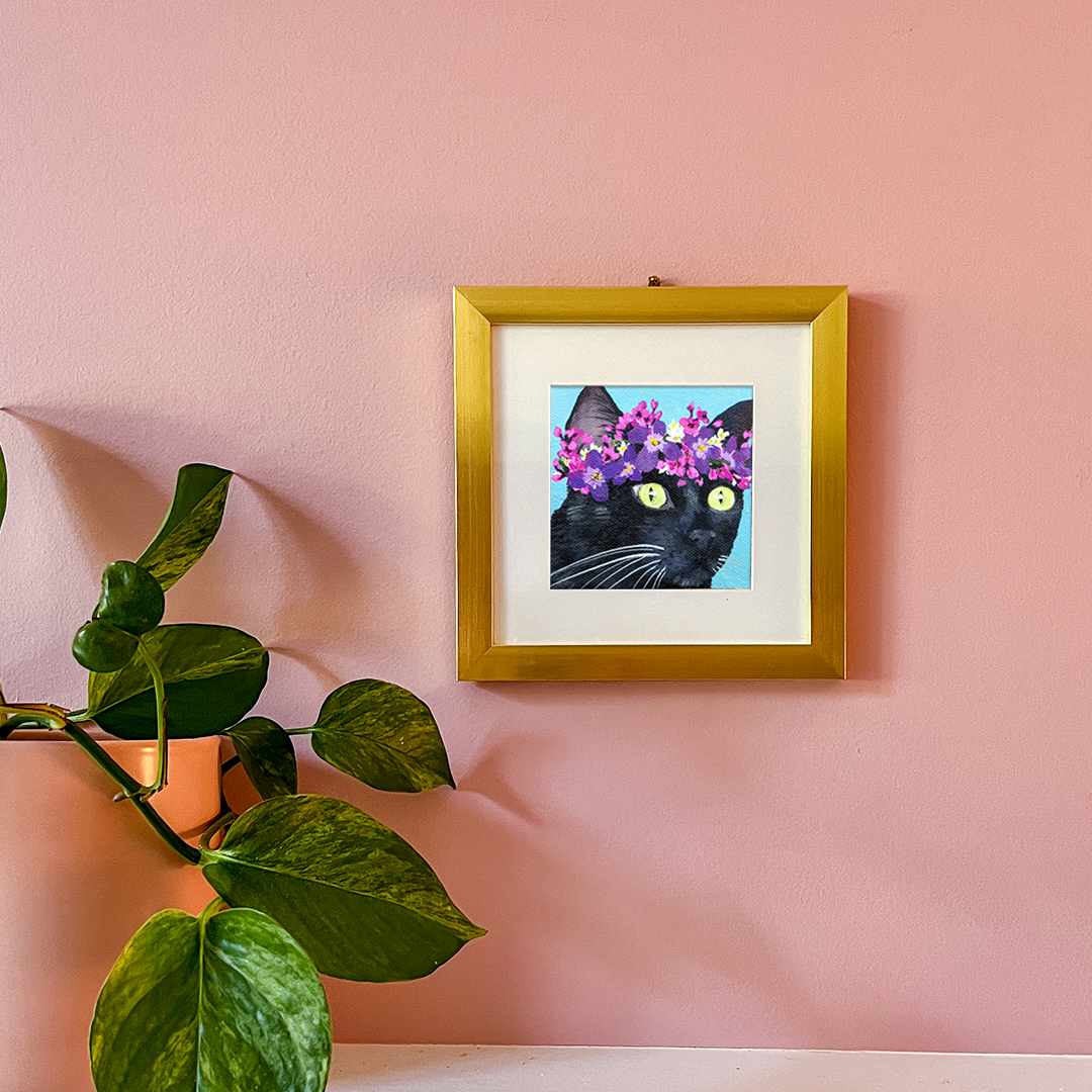 Cat 11: Mortimer Art Print
