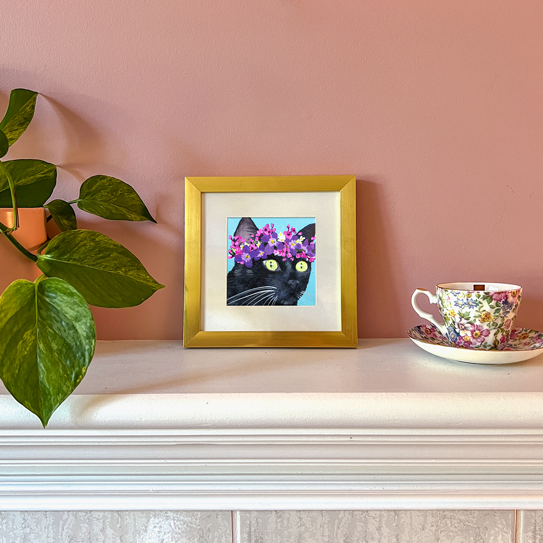 Cat 11: Mortimer Art Print