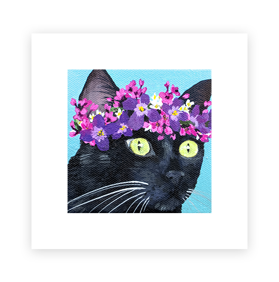 Cat 11: Mortimer Art Print
