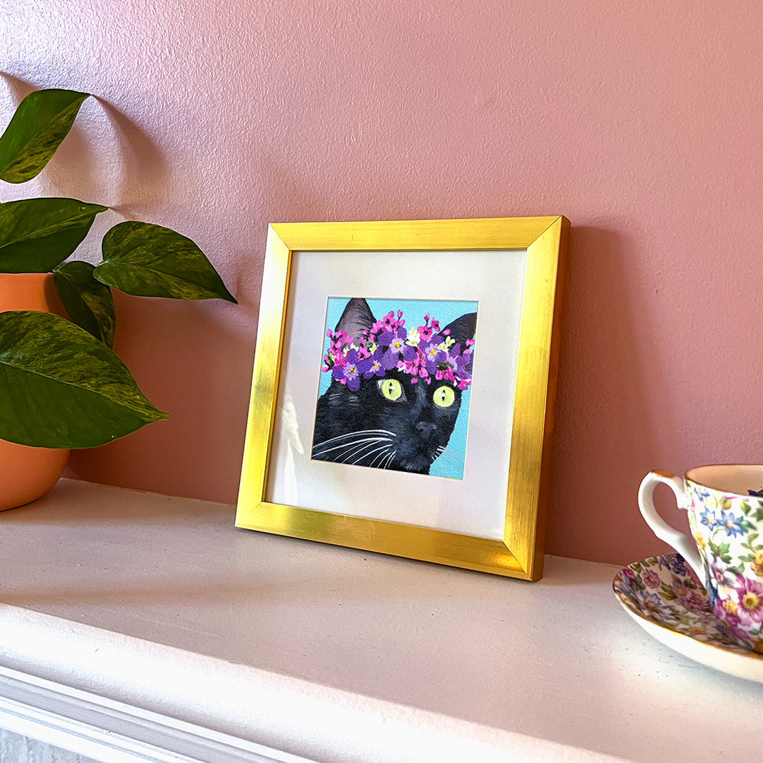 Cat 11: Mortimer Art Print