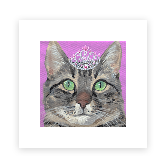 Cat 14: Boo Art Print