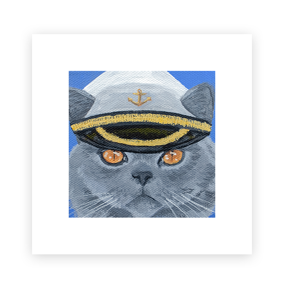 Cat 17: Frederic Art Print