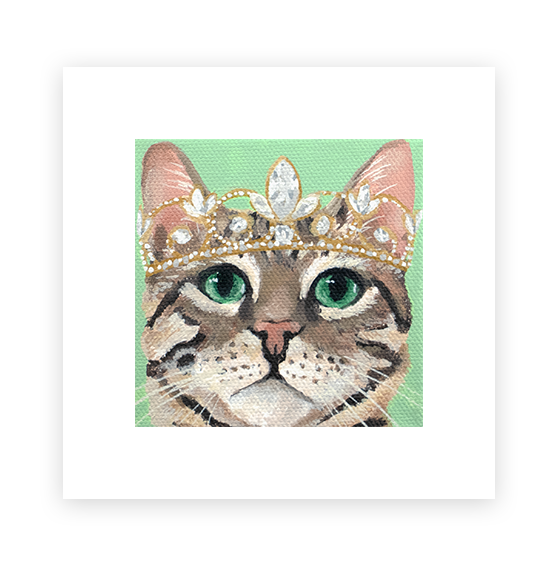 Cat 19: Mookie Art Print