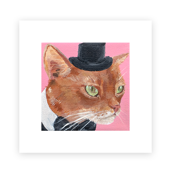 Cat 20: Leonidas Art Print