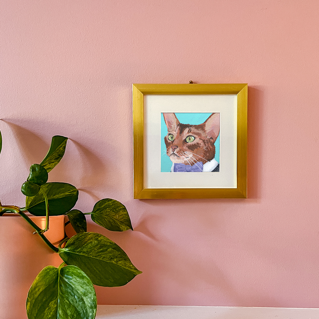 Cat 21: Socrates Art Print