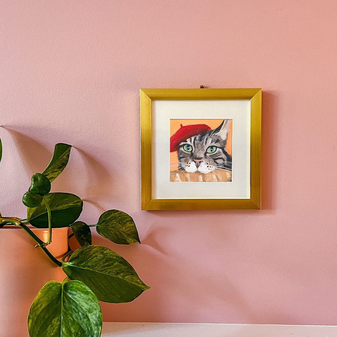 Cat 31: Perry Art Print