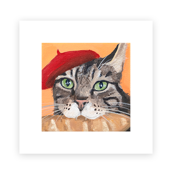 Cat 31: Perry Art Print