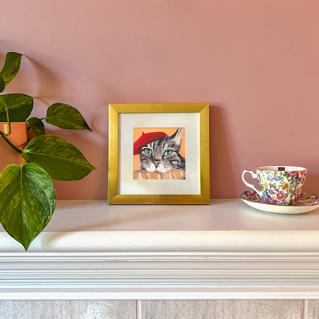 Cat 31: Perry Art Print