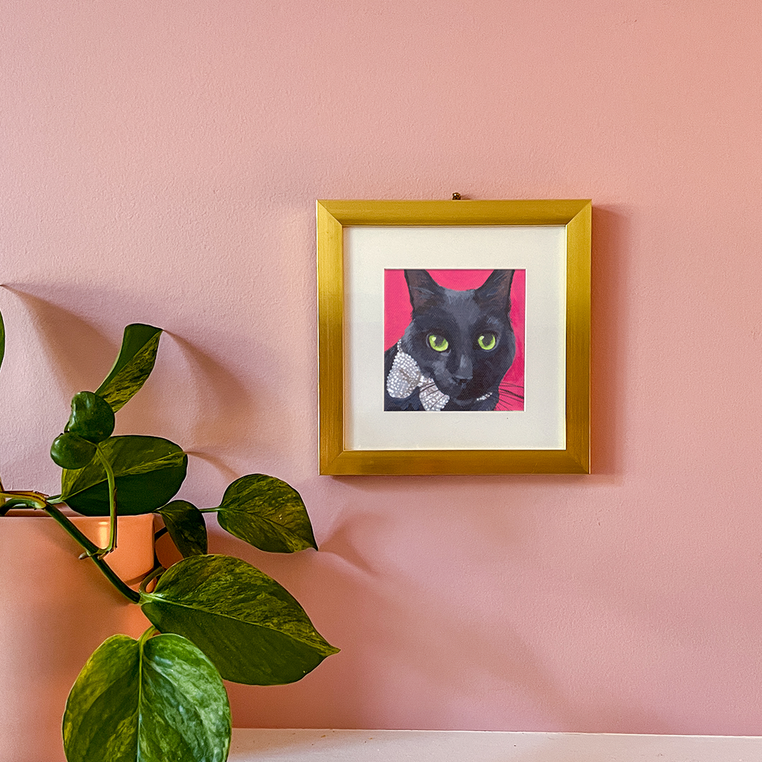 Cat 34: Lucky Art Print