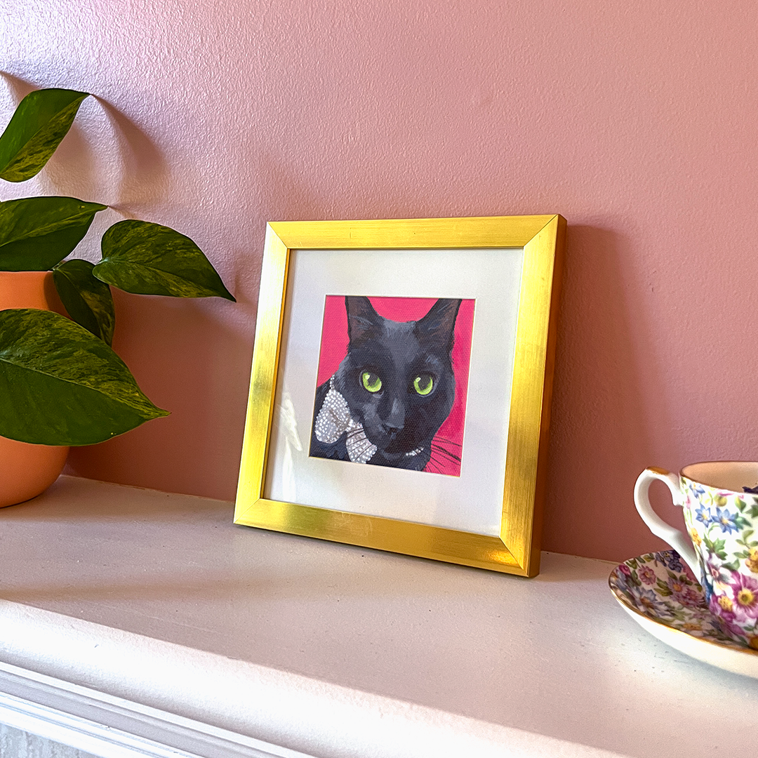 Cat 34: Lucky Art Print