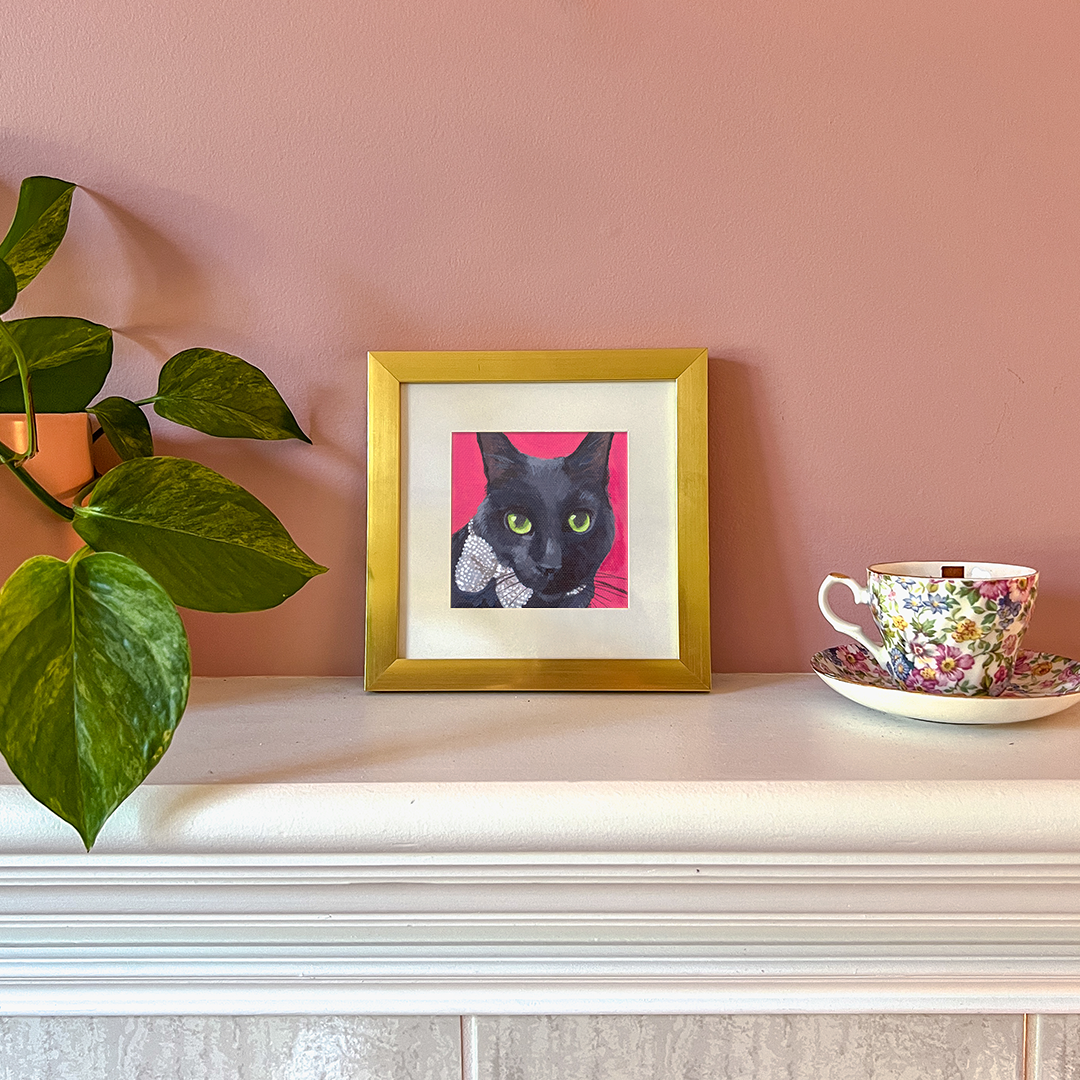 Cat 34: Lucky Art Print