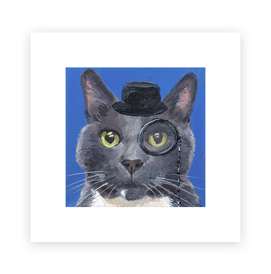 Cat 35: Earl Art Print