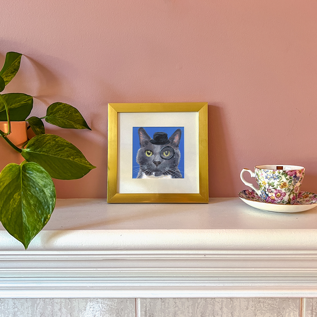 Cat 35: Earl Art Print