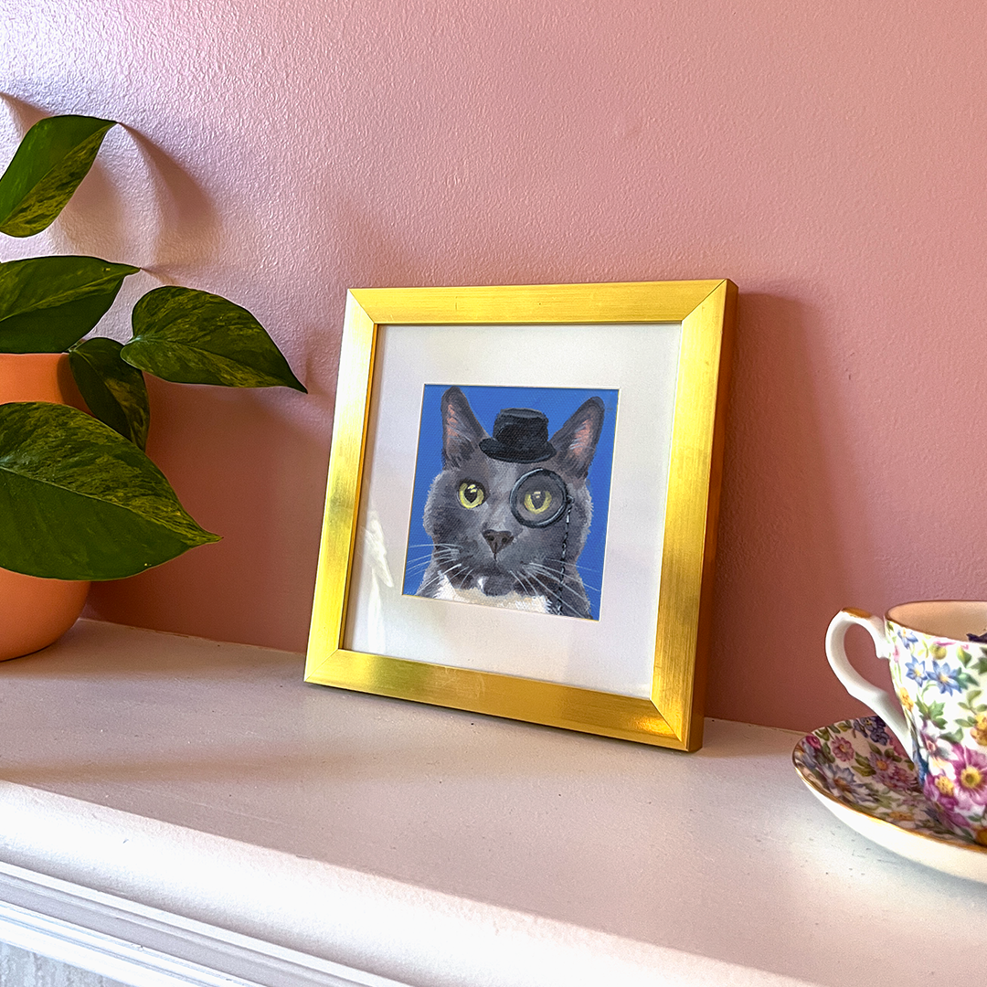 Cat 35: Earl Art Print