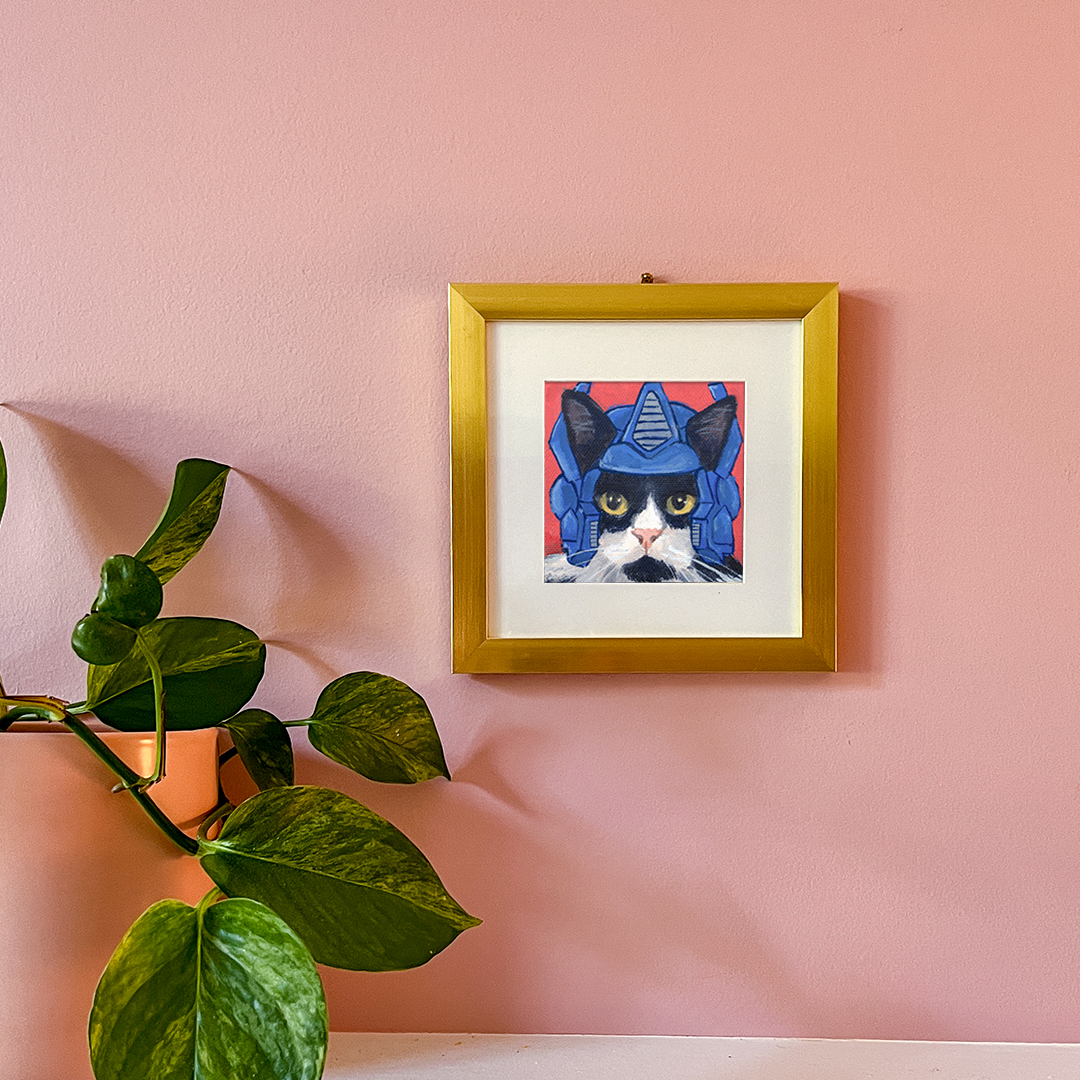 Cat 41: Optimus Prime Art Print