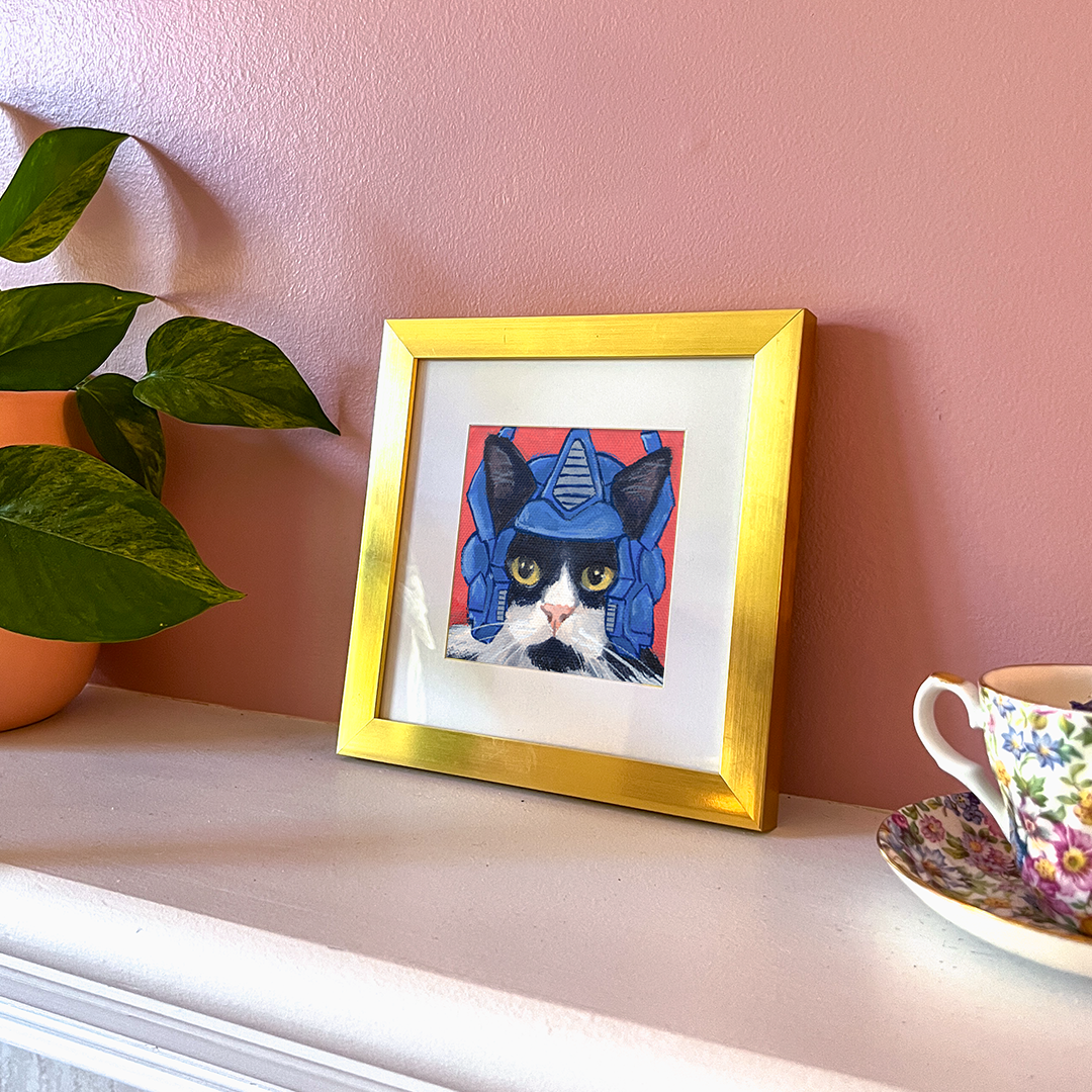 Cat 41: Optimus Prime Art Print