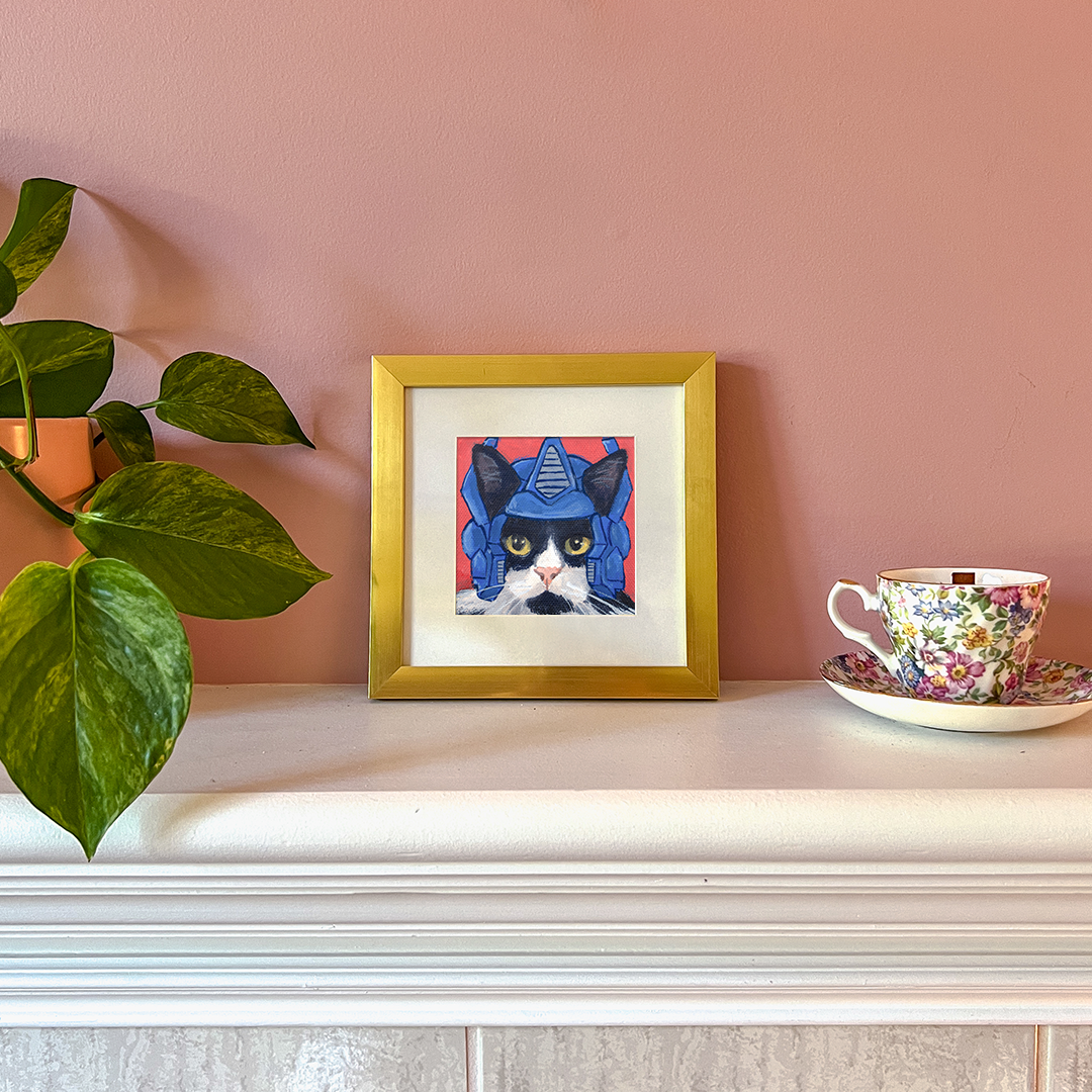 Cat 41: Optimus Prime Art Print