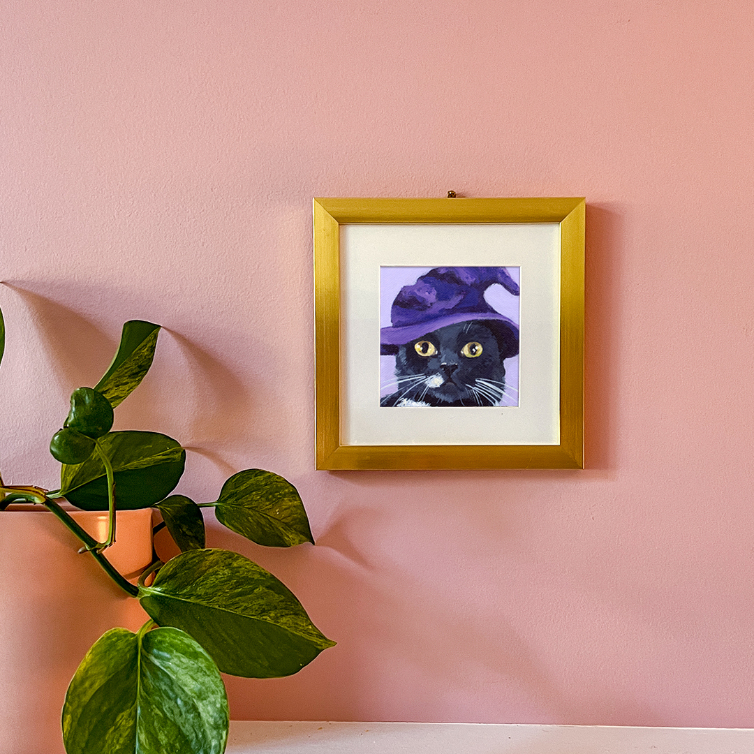 Cat 43: Boo Art Print