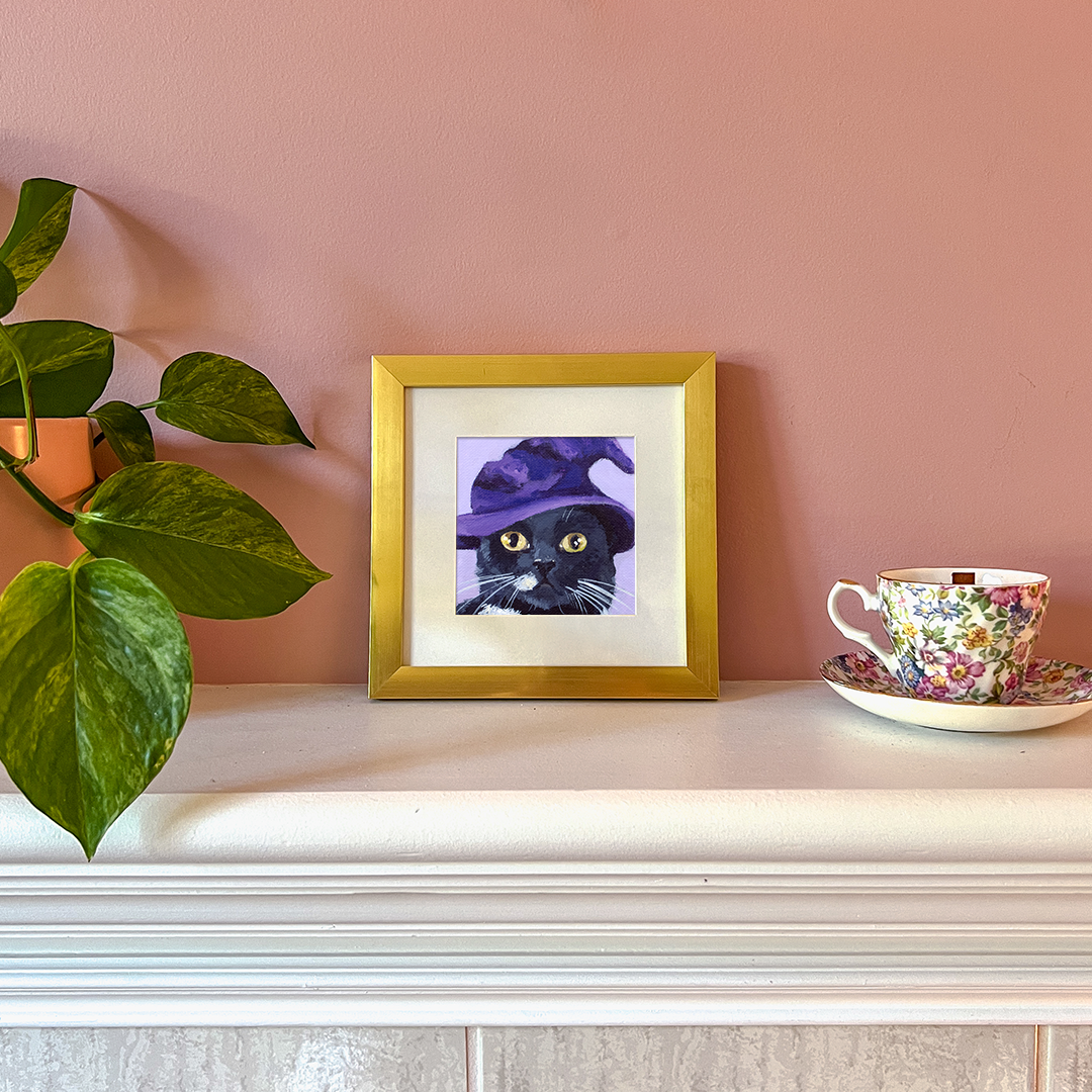 Cat 43: Boo Art Print