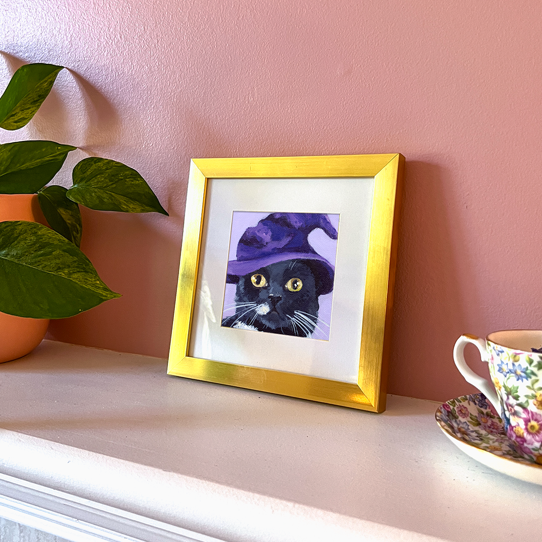 Cat 43: Boo Art Print