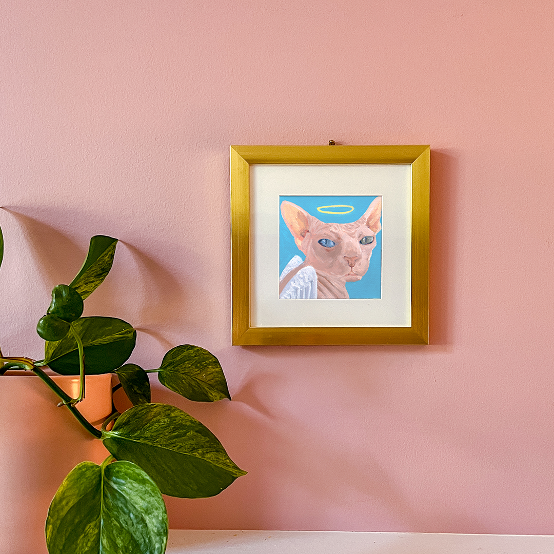 Cat 44: Stinky Art Print