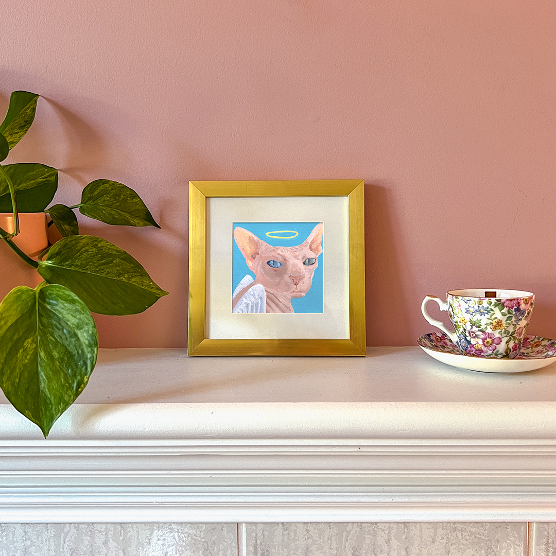 Cat 44: Stinky Art Print