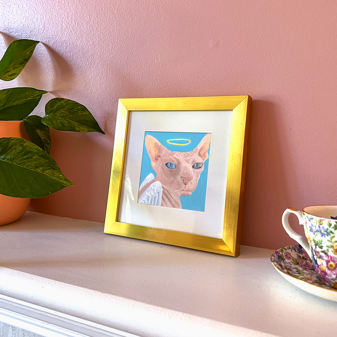 Cat 44: Stinky Art Print