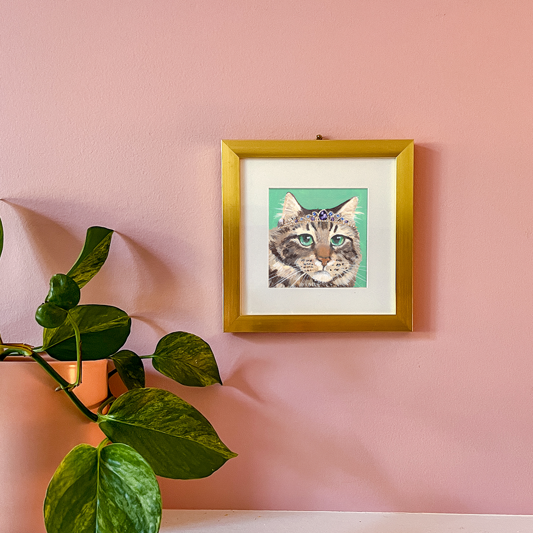 Cat 45: Louie Art Print