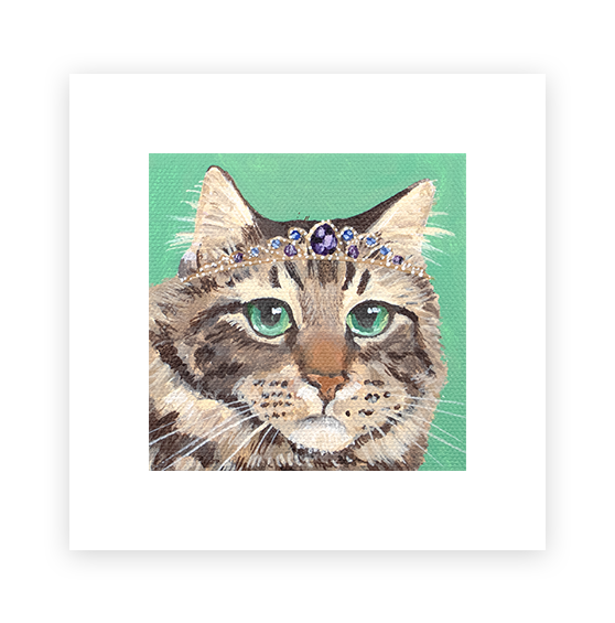 Cat 45: Louie Art Print