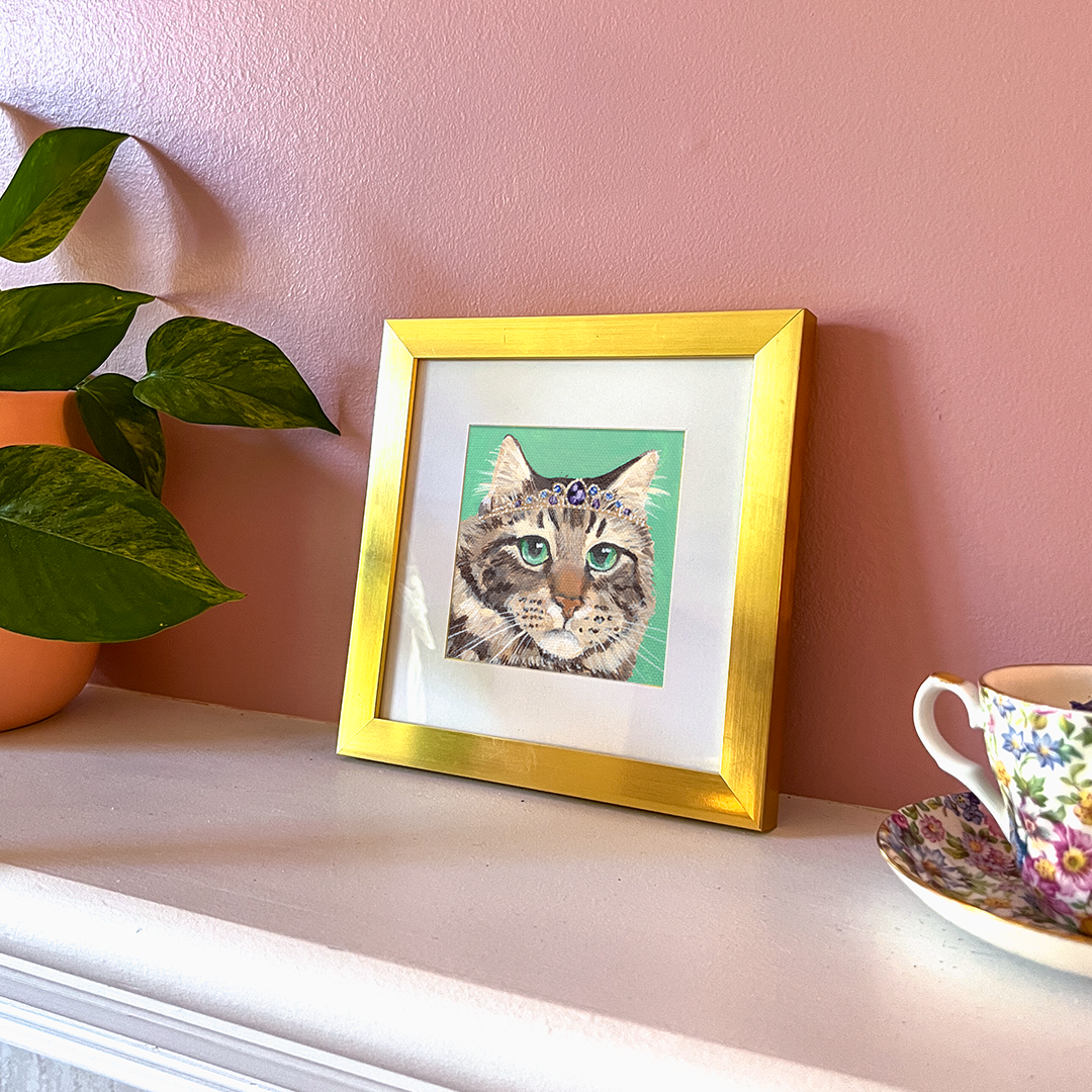 Cat 45: Louie Art Print