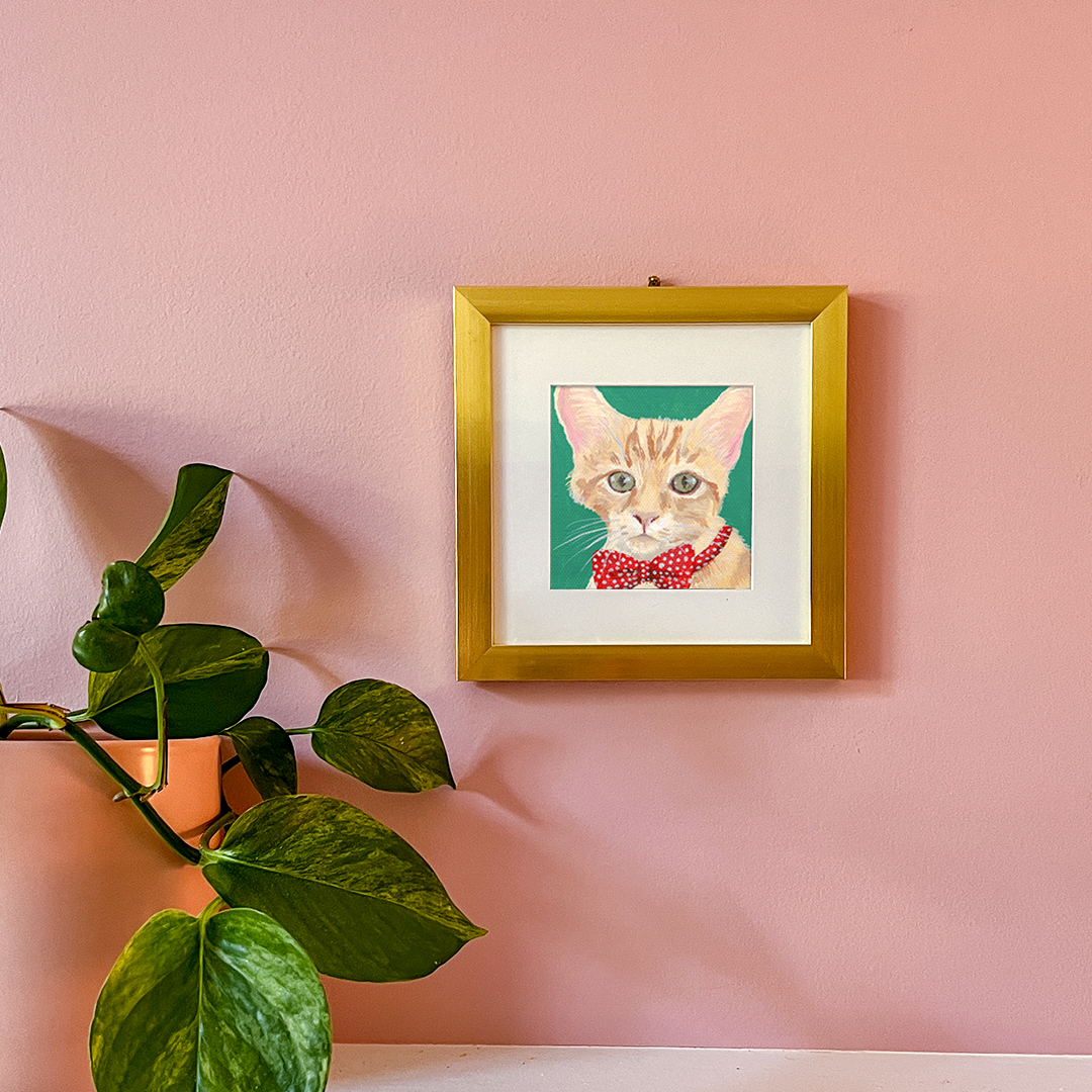 Cat 48: Theodore Art Print