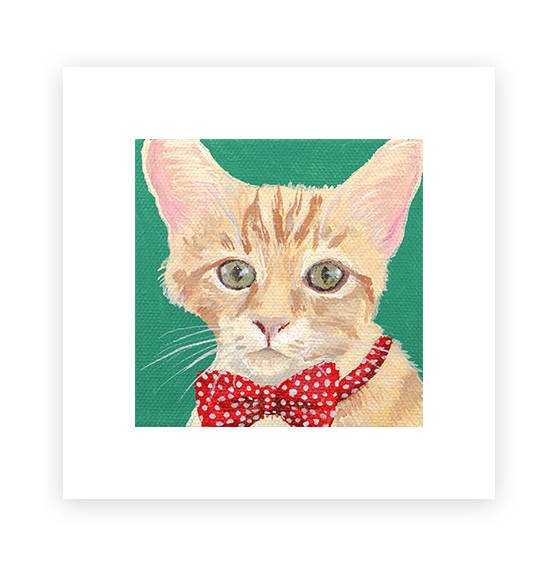 Cat 48: Theodore Art Print