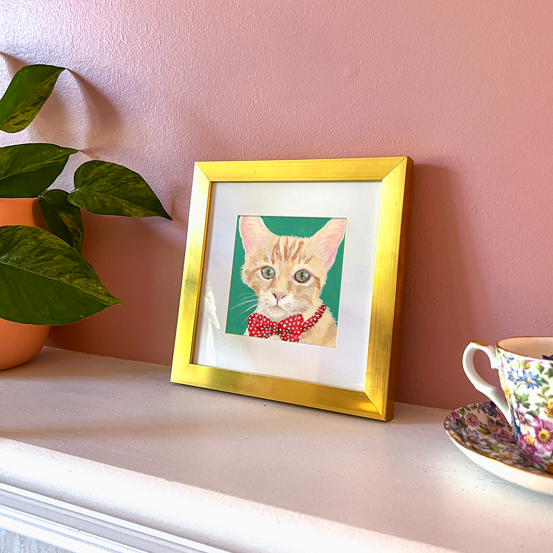 Cat 48: Theodore Art Print