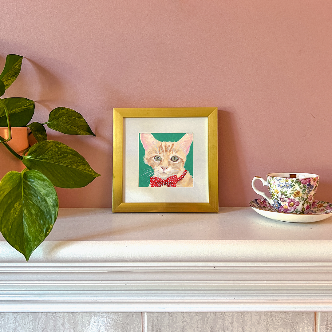 Cat 48: Theodore Art Print