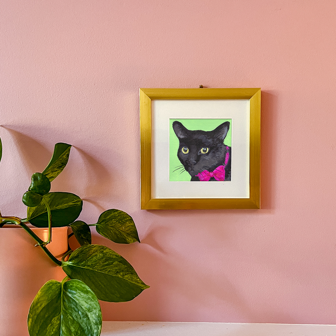 Cat 52: Bandit Art Print