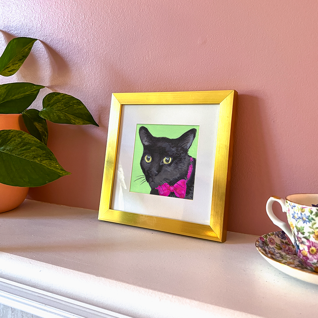Cat 52: Bandit Art Print