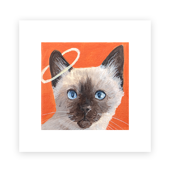 Cat 55: Nessie Art Print