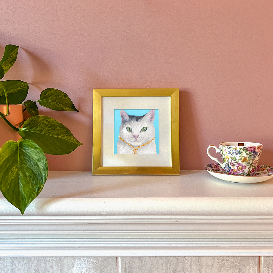 Cat 59: Franklin Art Print
