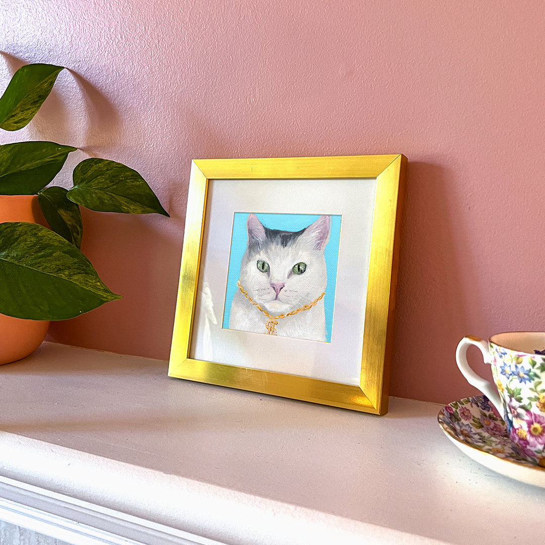 Cat 59: Franklin Art Print