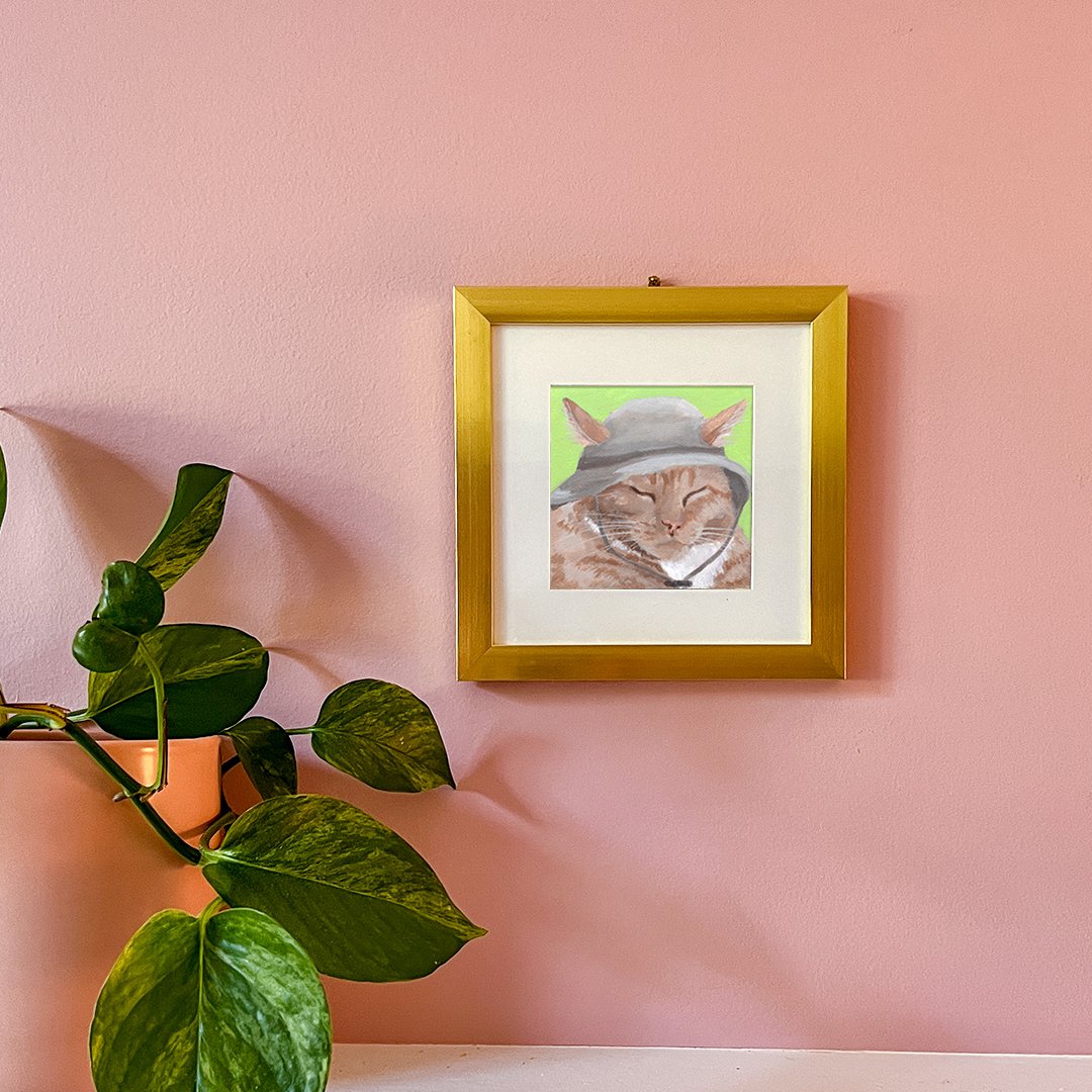 Cat 62: Minnow Art Print