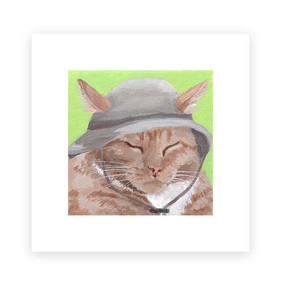 Cat 62: Minnow Art Print
