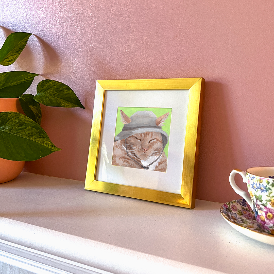 Cat 62: Minnow Art Print