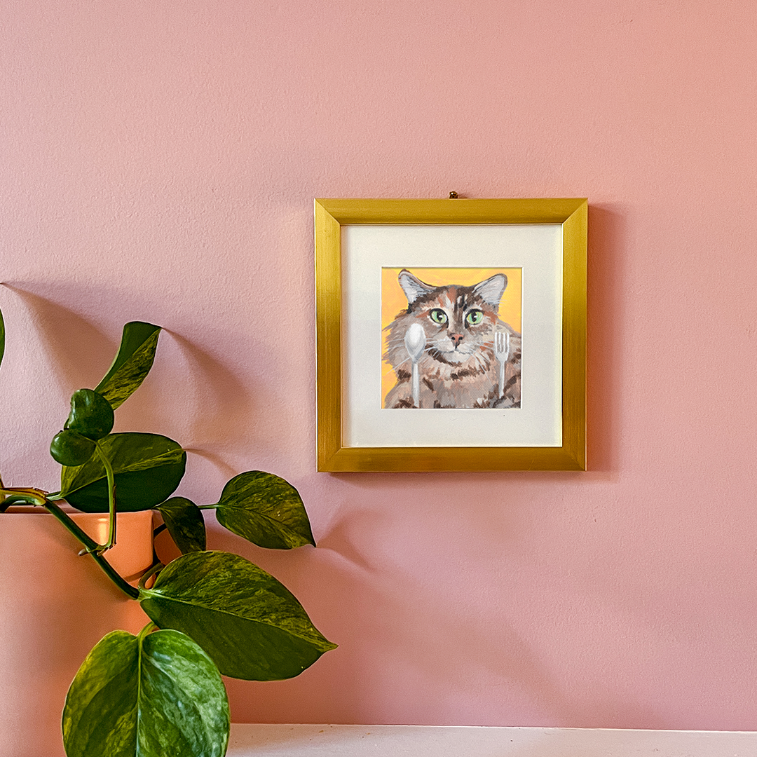 Cat 63: Amy Art Print