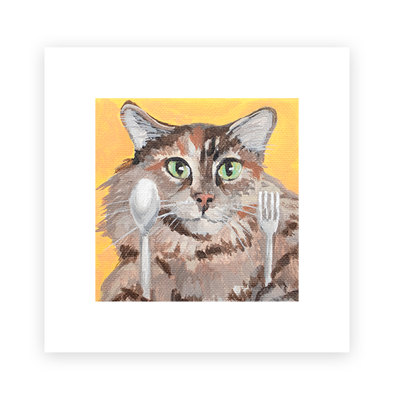 Cat 63: Amy Art Print