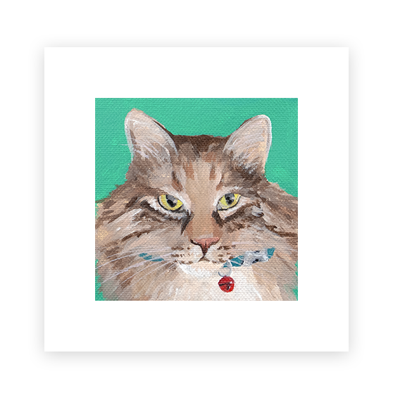 Cat 65: Grace Art Print