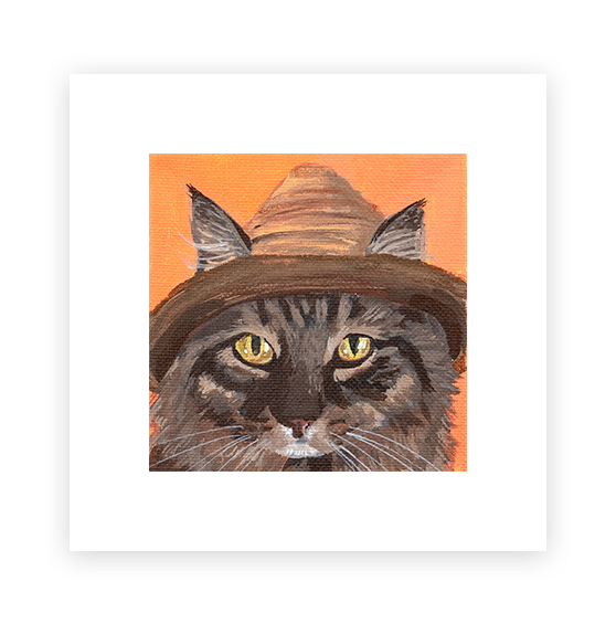 Cat 66: Bear Art Print