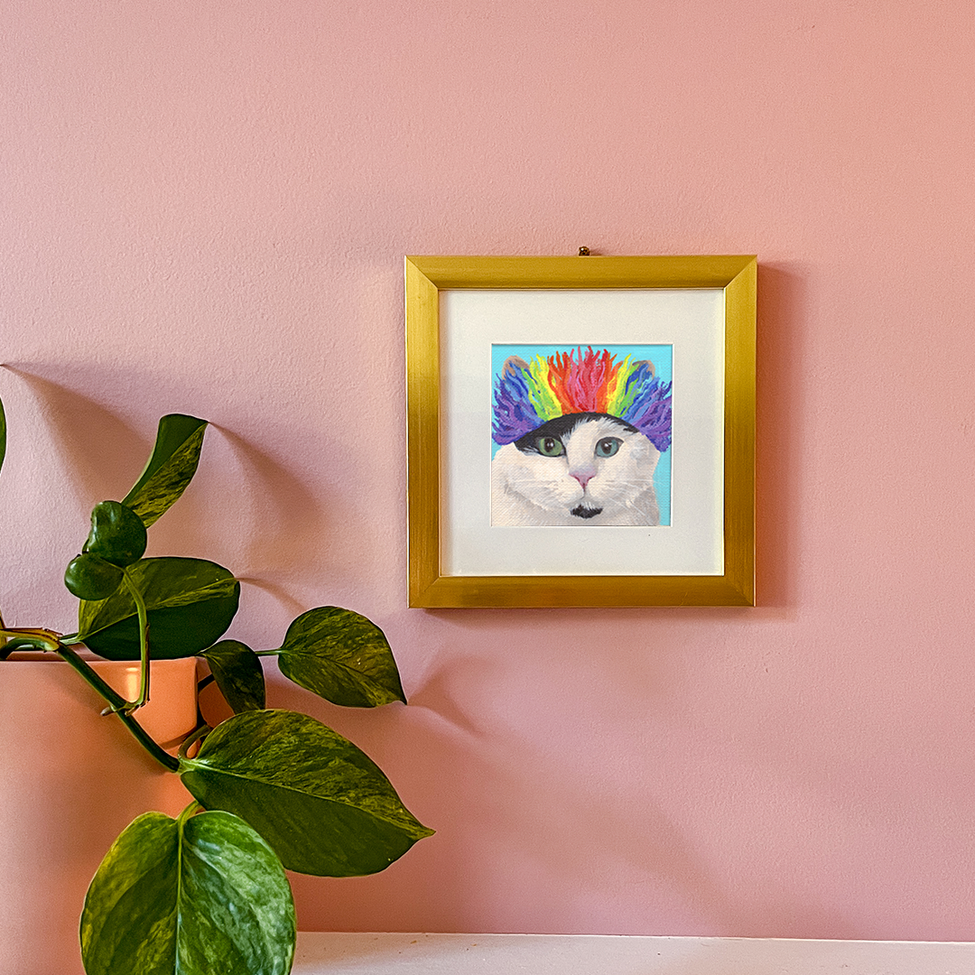 Cat 73: Gideon Art Print
