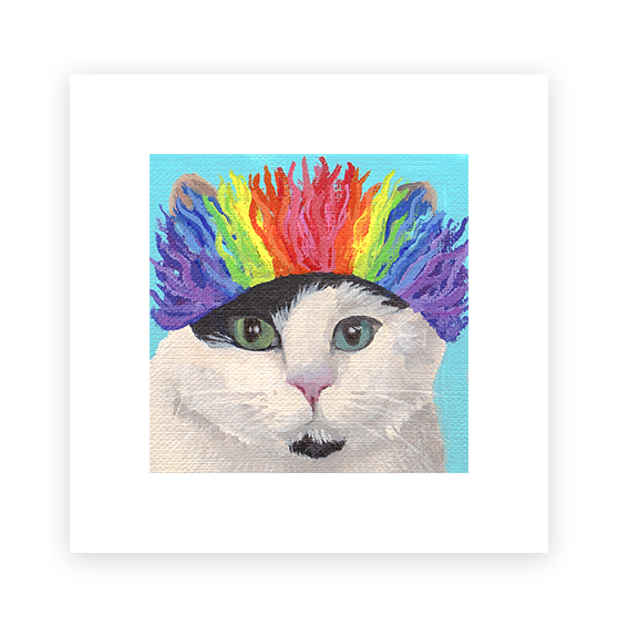 Cat 73: Gideon Art Print