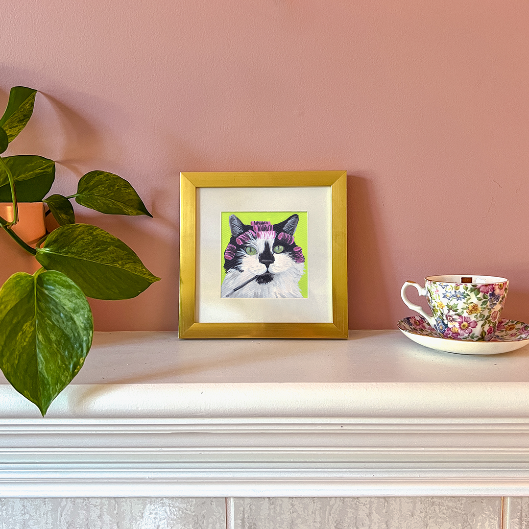 Cat 77: Vestress Art Print