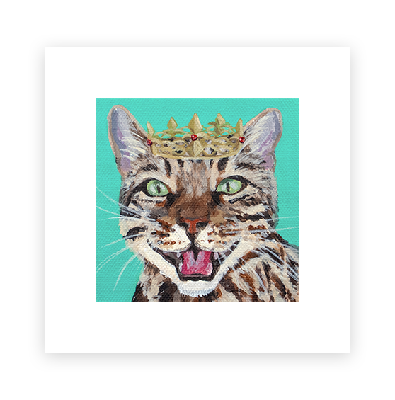 Cat 78: Pixel Art Print